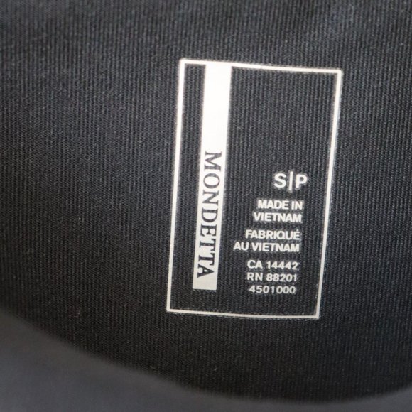 Mondetta black athletic leggings with mesh cutouts - Picture 4 of 4